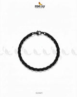 Midnight Bold Braided Bracelet for Men Bracelet - Zeesy Jewellery Pakistan | Premium Artificial & Imitation Jewellery