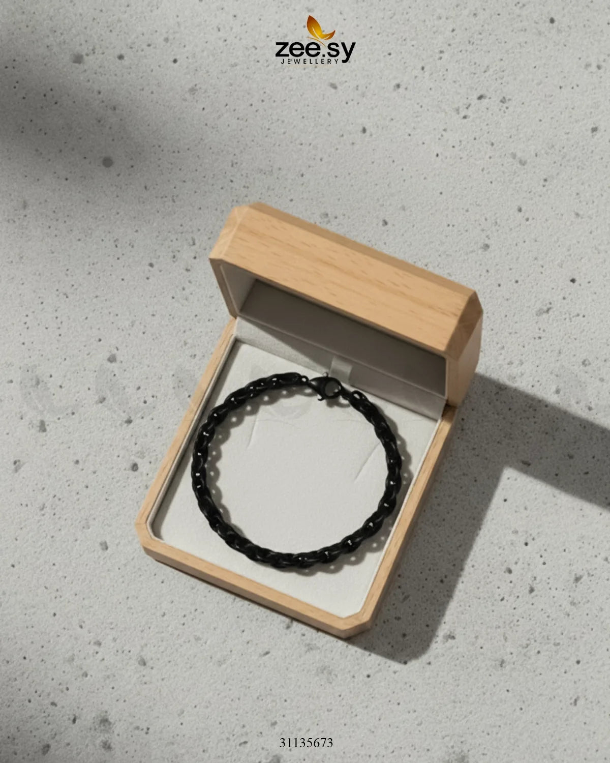 Midnight Bold Braided Bracelet for Men Bracelet - Zeesy Jewellery Pakistan | Premium Artificial & Imitation Jewellery