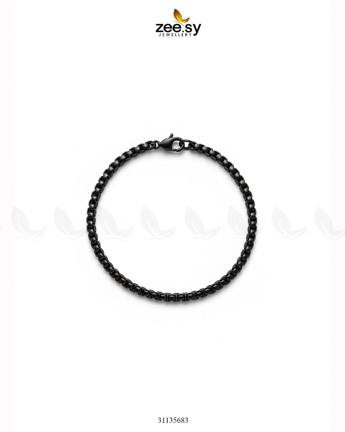 Mono Round Small Box Bracelet for Men - Zeesy.pk