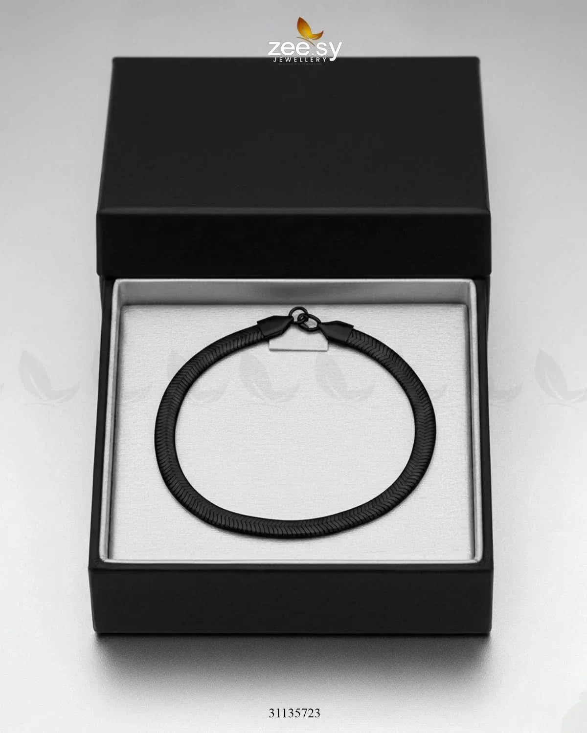 Classic Medium Herringbone Bracelet for Men - Zeesy.pk