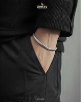Classic Medium Herringbone Bracelet for Men - Zeesy.pk