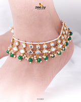 Benitoite Anklets