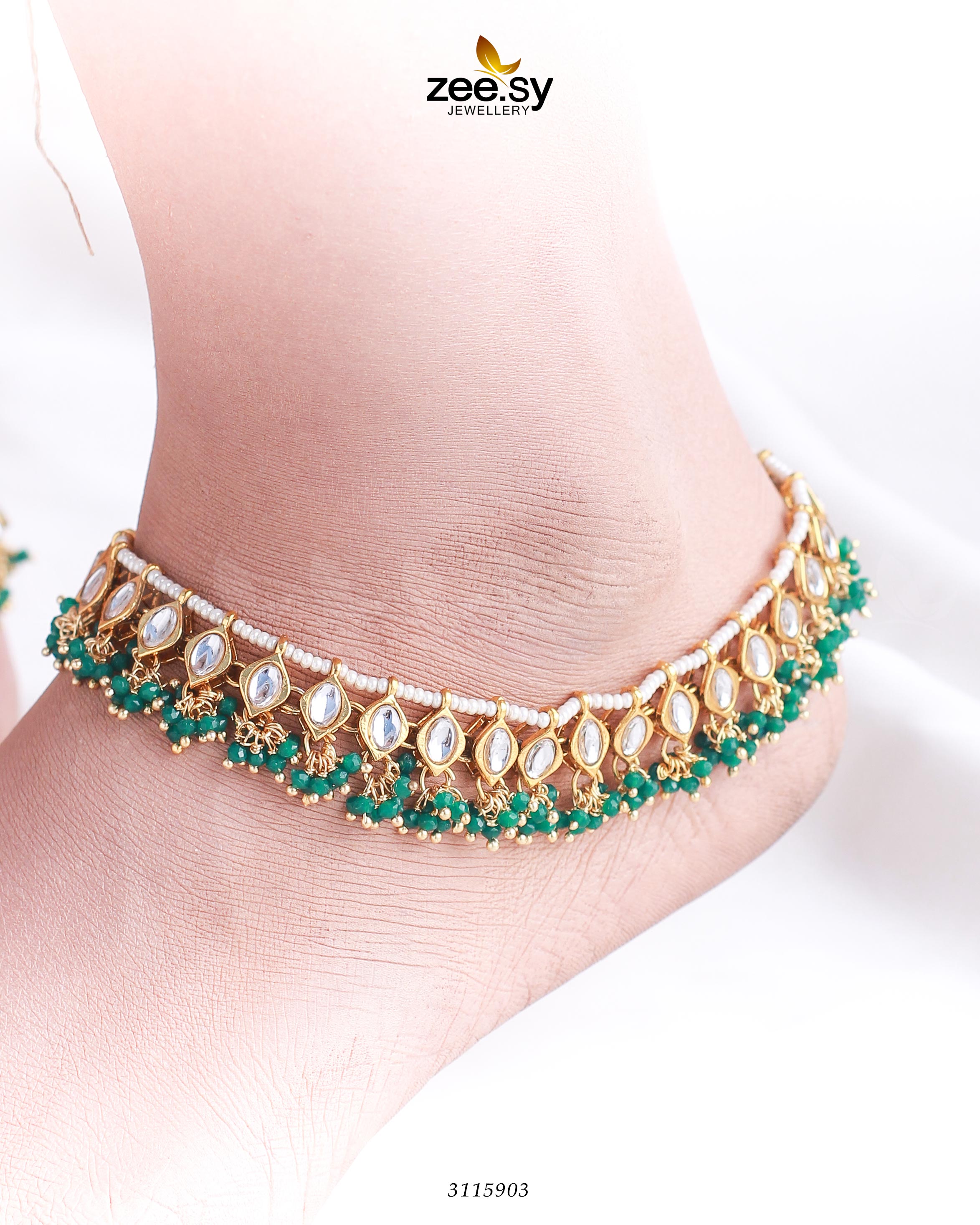 Demantoid Anklets