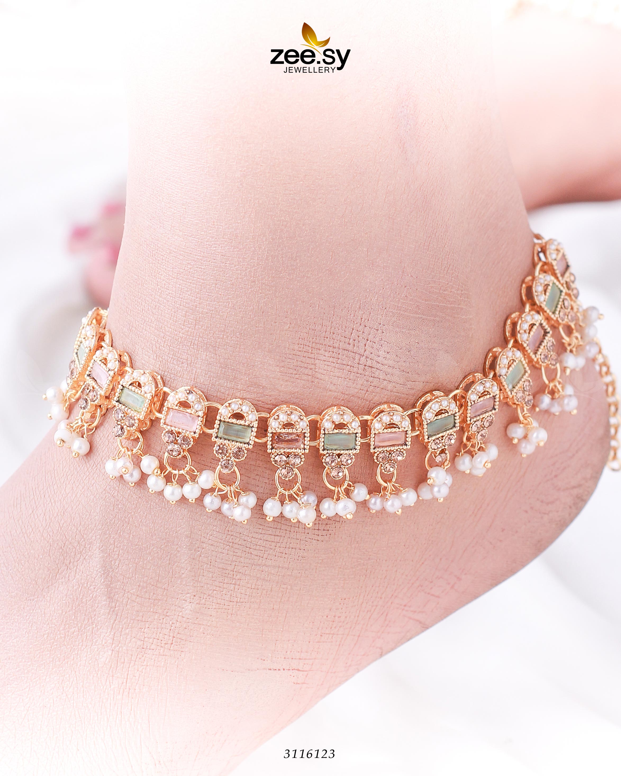 Rutilated Anklet