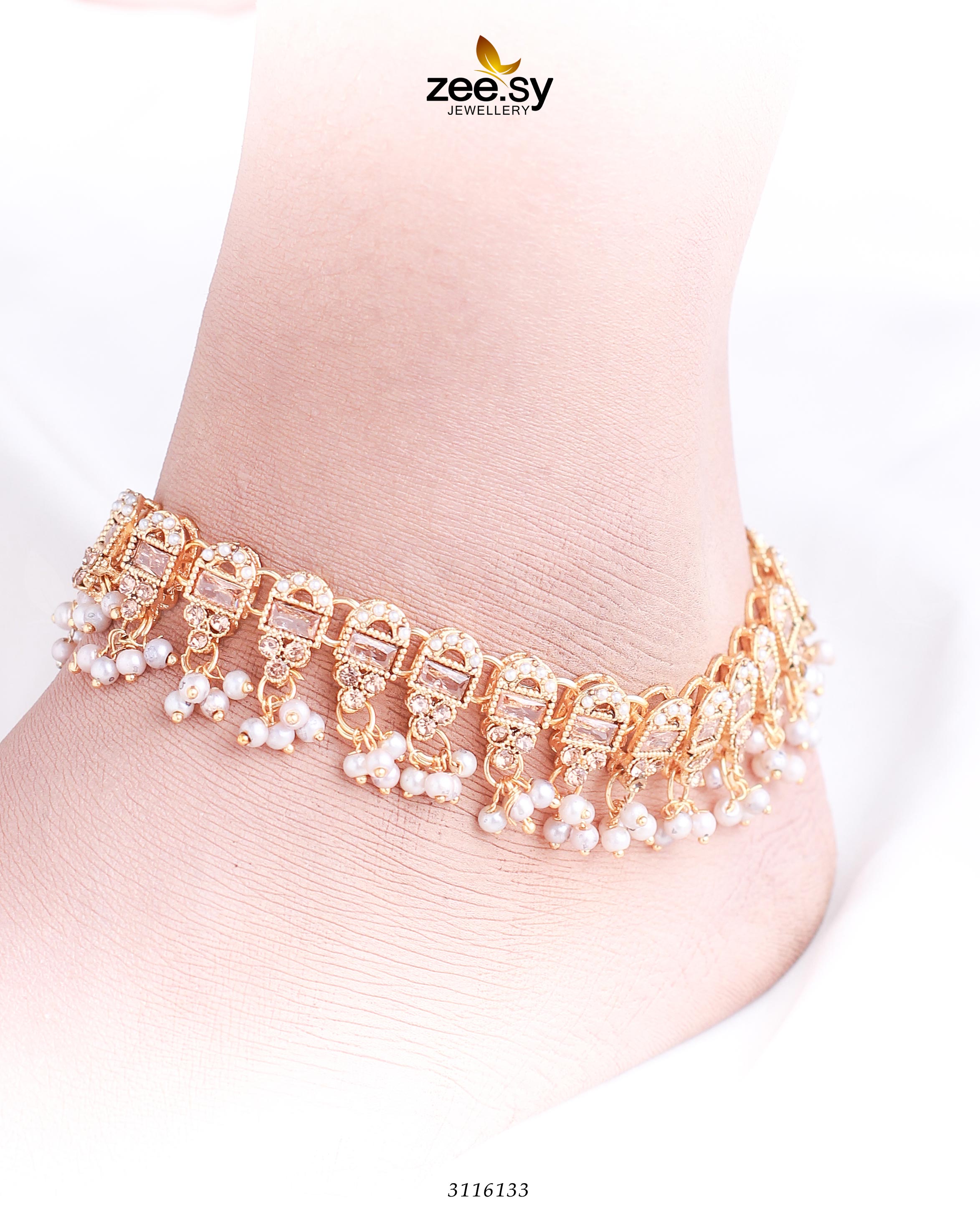 Rutilated Anklet