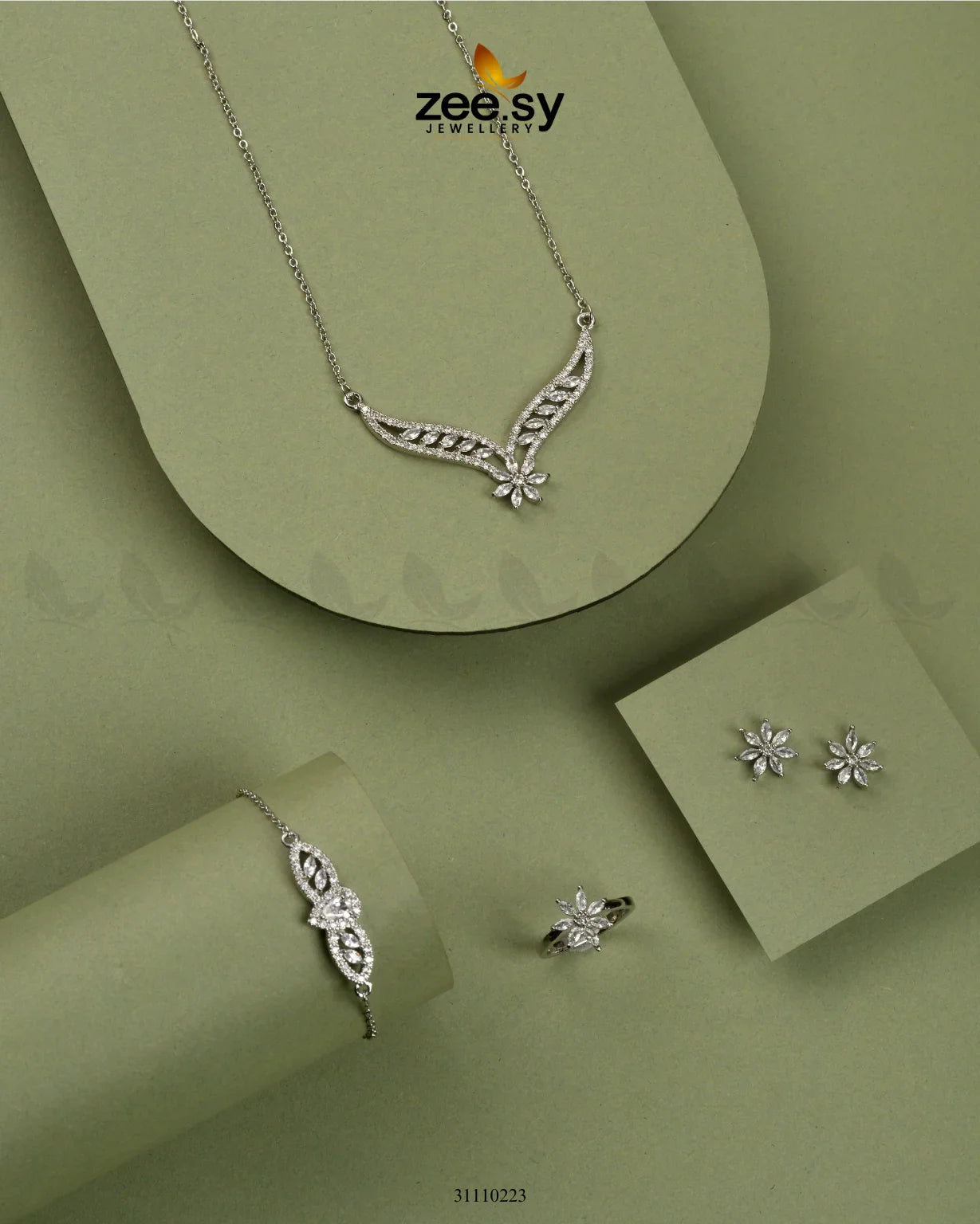 Wrenna Pendant Silver - Zeesy Jewellery