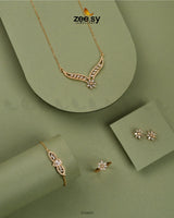 Wrenna Pendant Gold - Zeesy Jewellery