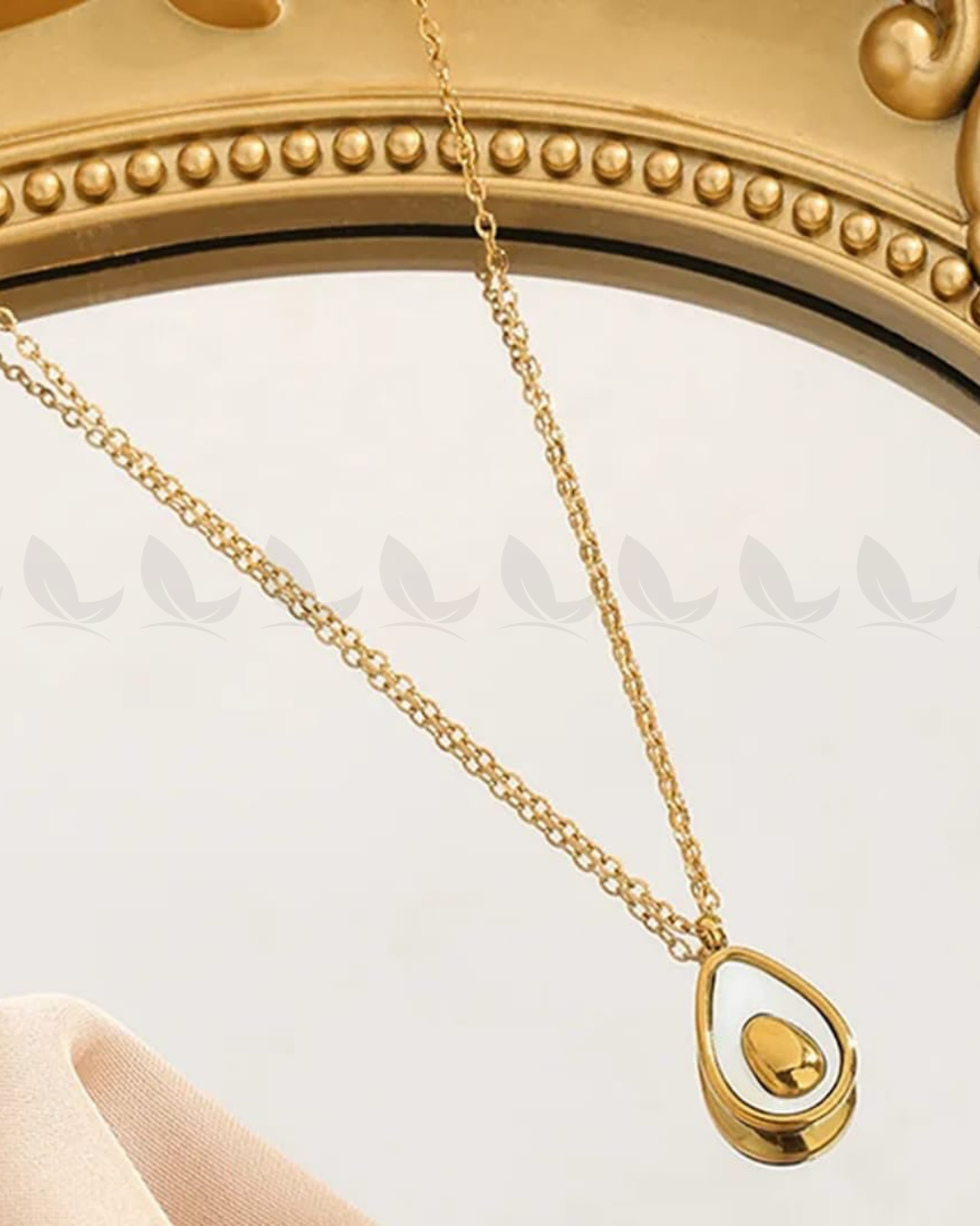 Gemma Egg Shaped Link Chain Necklace - Zeesy Jewellery