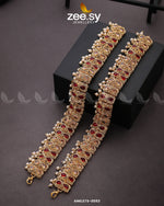 Load image into Gallery viewer, ANKLETS-0053-red