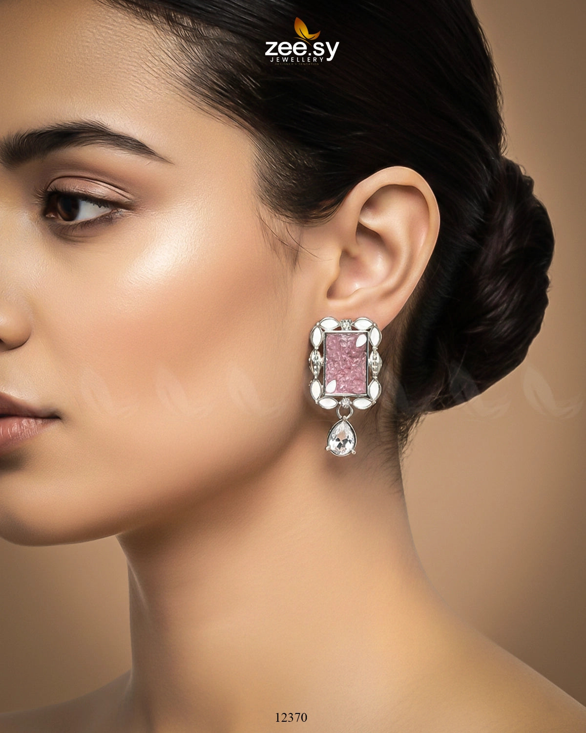 Agate Studs Earrings Earrings - Zeesy Jewellery Pakistan | Premium Artificial & Imitation Jewellery