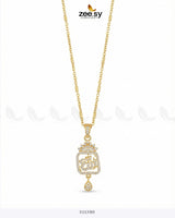 Al-Rehman Calligraphy Locket Golden - Zeesy Jewellery