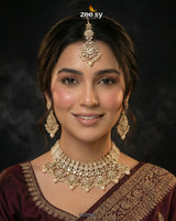 Anarkali Faux Pearl Bridal Set - Zeesy Jewellery