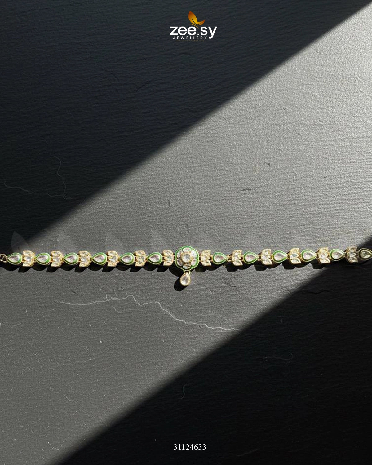 Ancerstral Sataus Sculpted Sheesh Patti - Zeesy Jewellery