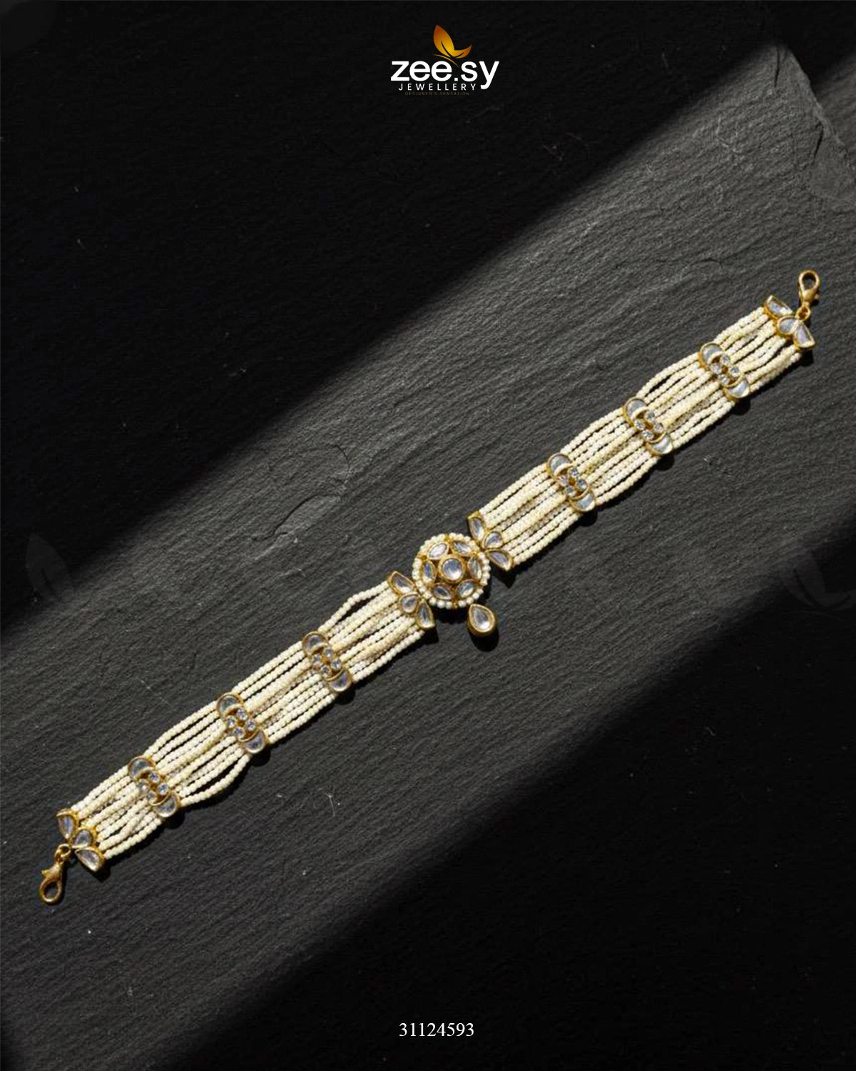 Ancestral Jewel Forehead Sheesh Patti - Zeesy Jewellery