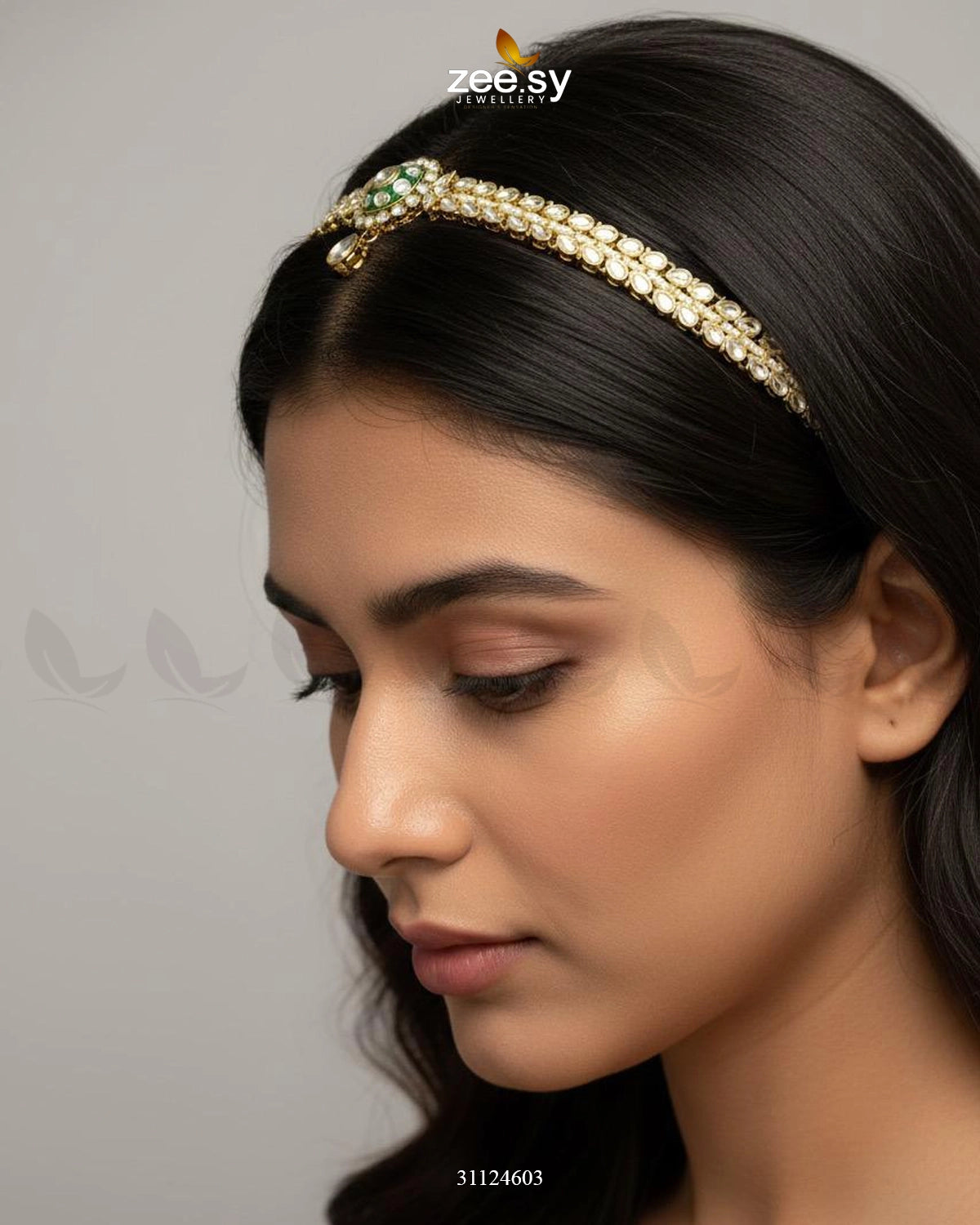 Ancestral Motif Ornate Sheesh Patti - Zeesy Jewellery