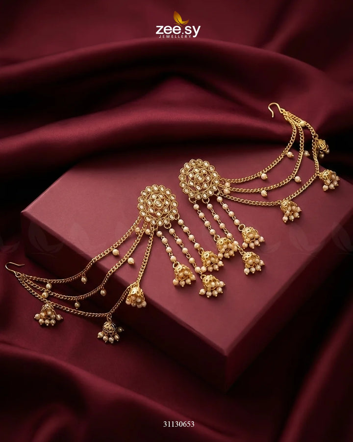 Anmol Gems Stone Earrings Earrings - Zeesy Jewellery Pakistan | Premium Artificial & Imitation Jewellery