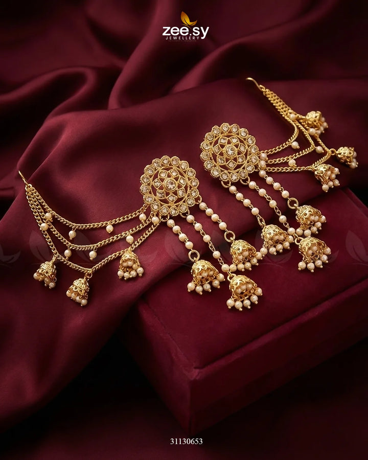 Anmol Gems Stone Earrings Earrings - Zeesy Jewellery Pakistan | Premium Artificial & Imitation Jewellery