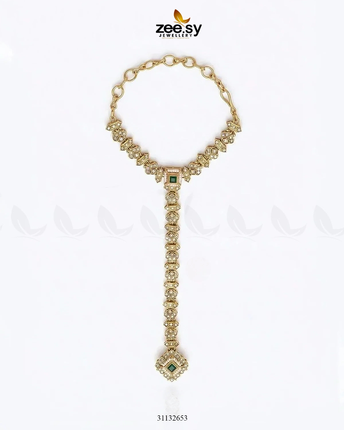 Antique Classic Anja Bracelet Golden Green Bracelet - Zeesy Jewellery Pakistan