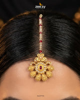 Antique Ruby Core Bridal Set Bridal Set - Zeesy Jewellery Pakistan | Premium Artificial & Imitation Jewellery