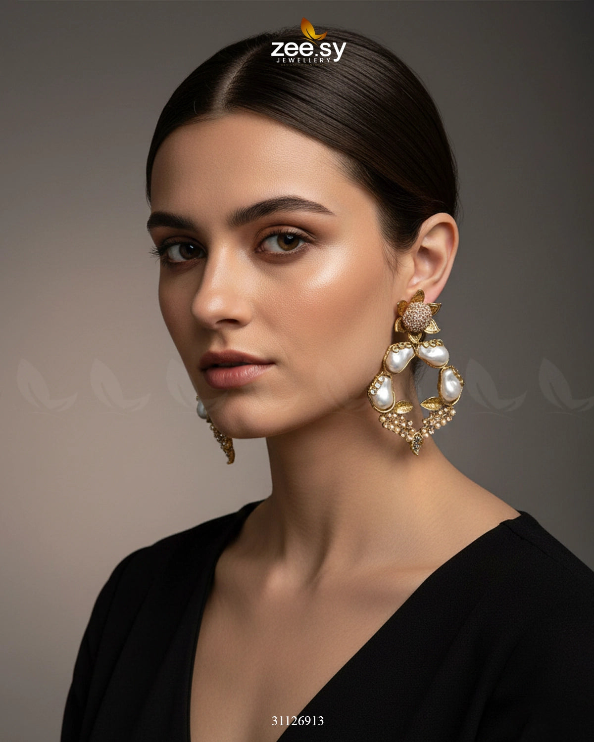 Antique Turkish Baroque Pearl Earrings - Zeesy Jewellery