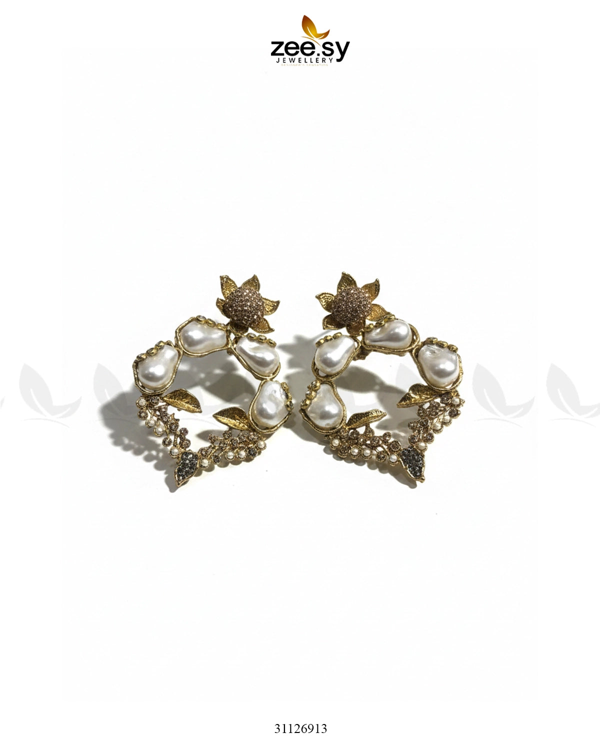 Antique Turkish Baroque Pearl Earrings - Zeesy Jewellery