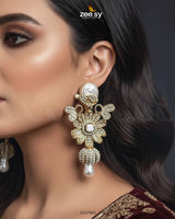 Antique Mother Pearl Turkish Earrings - Zeesy Jewellery