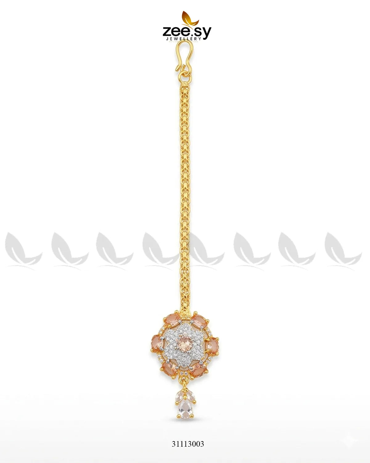 Aquila Sparkle Crystal Blossom Bindiya bindiya - Zeesy Jewellery Pakistan | Premium Artificial & Imitation Jewellery