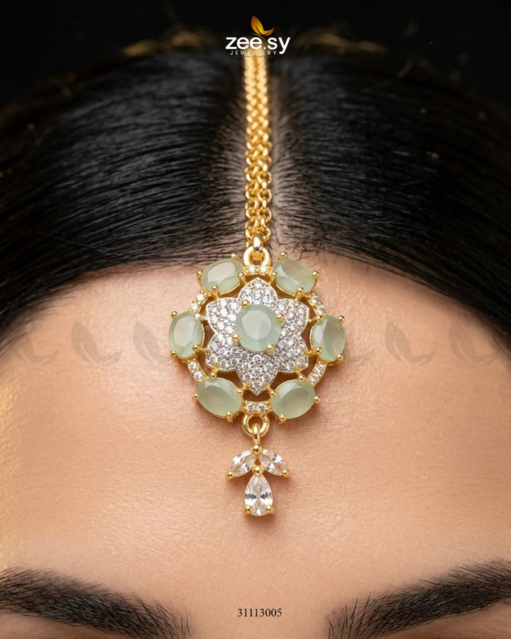 Aquila Sparkle Crystal Blossom Bindiya bindiya - Zeesy Jewellery Pakistan | Premium Artificial & Imitation Jewellery