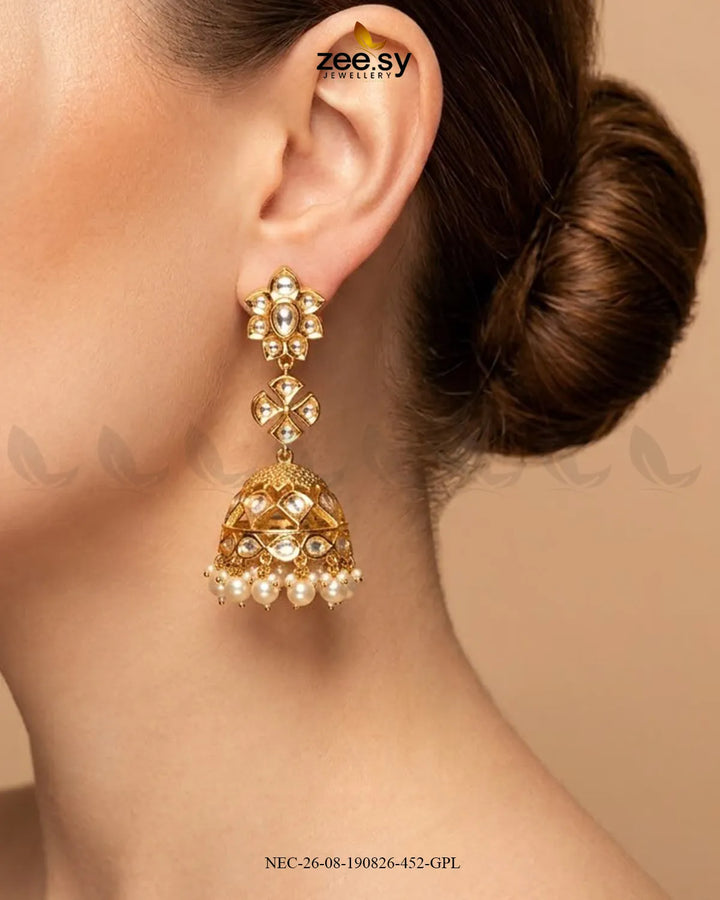 Aria Filigree Kundan Necklace Set