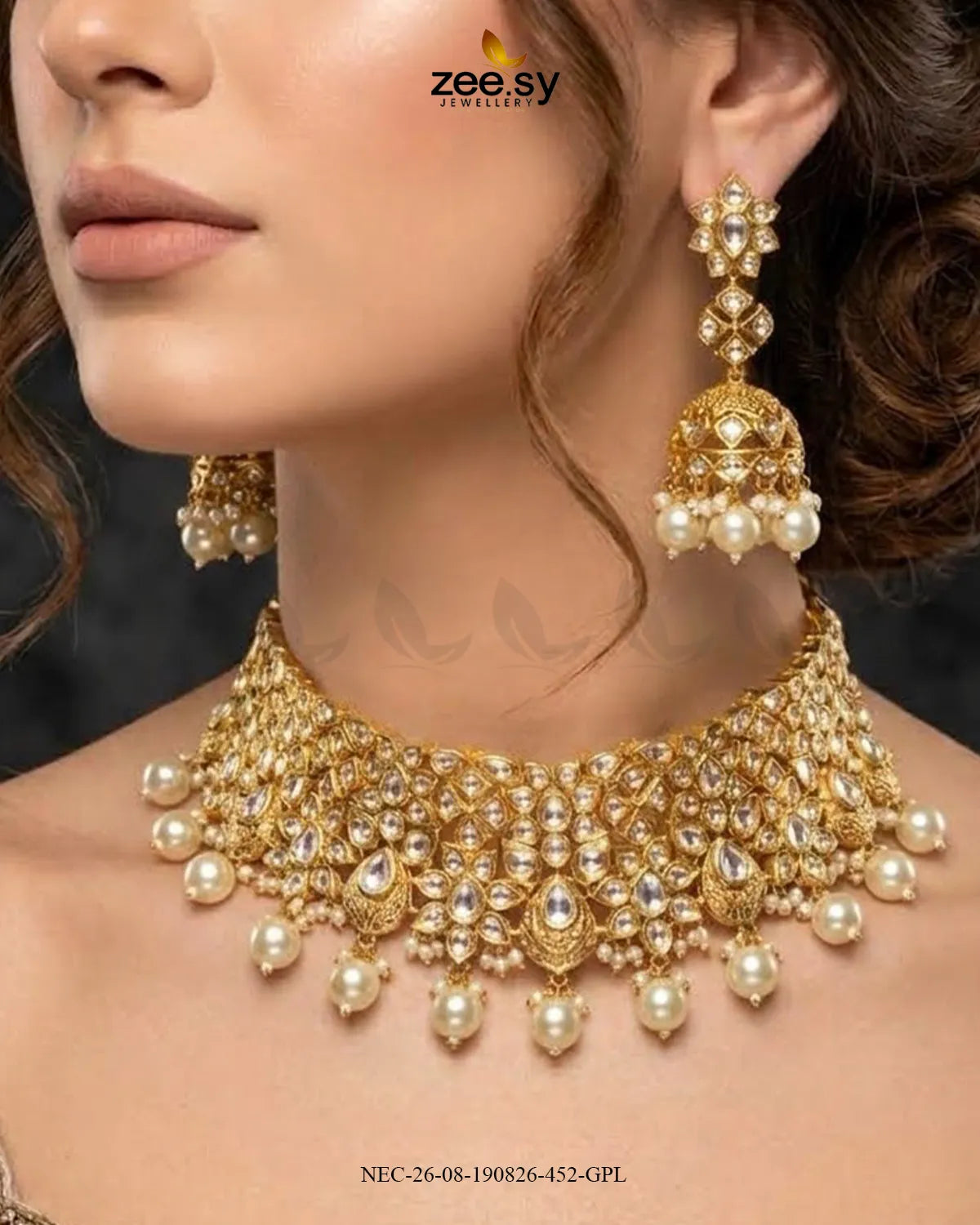 Aria Filigree Kundan Necklace Set