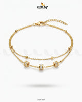 Aria Triple Charm Bracelet