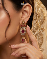 Artisan Oval Stone Bridal Set Bridal Set - Zeesy Jewellery Pakistan | Premium Artificial & Imitation Jewellery