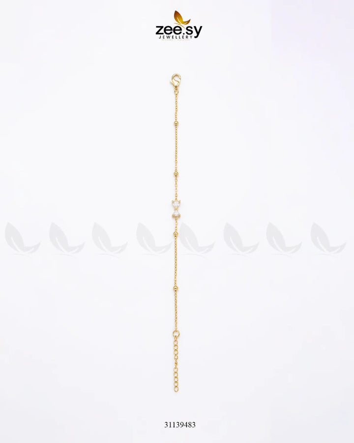 Aster Bow Zirconia Strand Bracelet