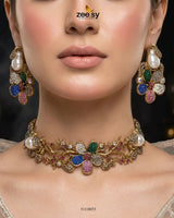 Asteria Choker Set Necklace Sets - Zeesy Jewellery Pakistan | Premium Artificial & Imitation Jewellery