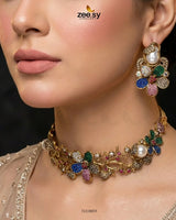 Asteria Choker Set Necklace Sets - Zeesy Jewellery Pakistan | Premium Artificial & Imitation Jewellery