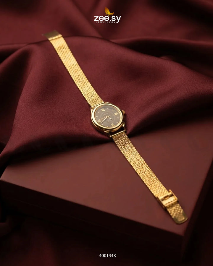 Aura Oval Mesh Watch ACCESSORIES - Zeesy Jewellery Pakistan | Premium Artificial & Imitation Jewellery