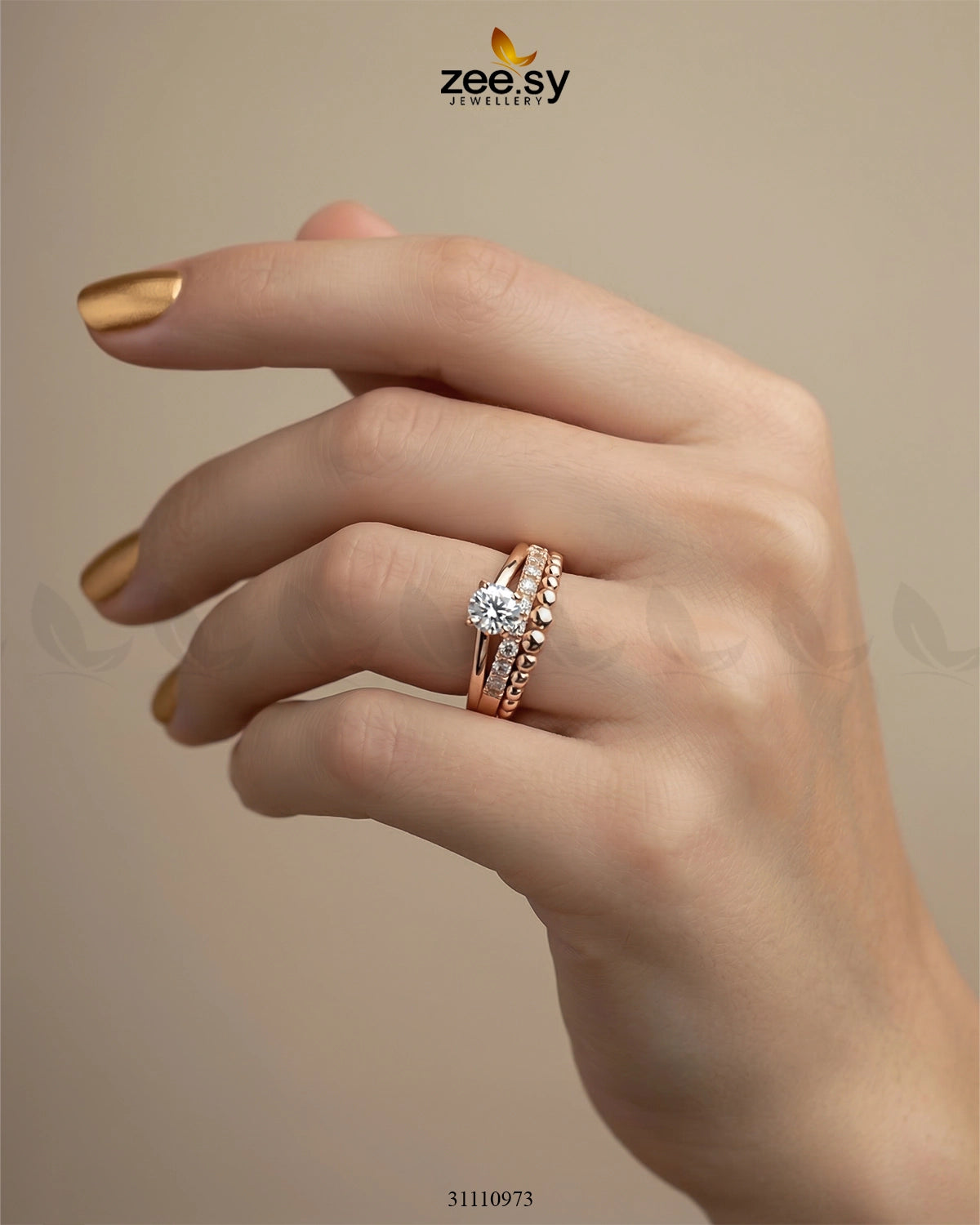 Auraya Ring Finger Ring - Zeesy Jewellery Pakistan | Premium Artificial & Imitation Jewellery