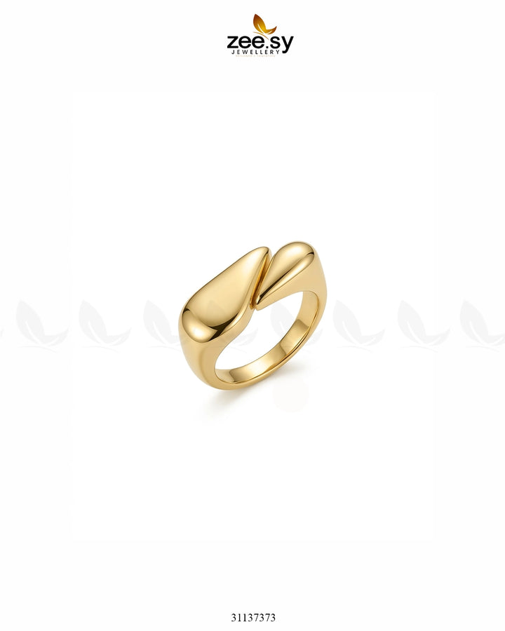 Avant-Garde Molten Spike Ring Finger Ring - Zeesy Jewellery Pakistan | Premium Artificial & Imitation Jewellery
