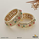BANGLES-0255 Red & Green - Zeesy Jewellery