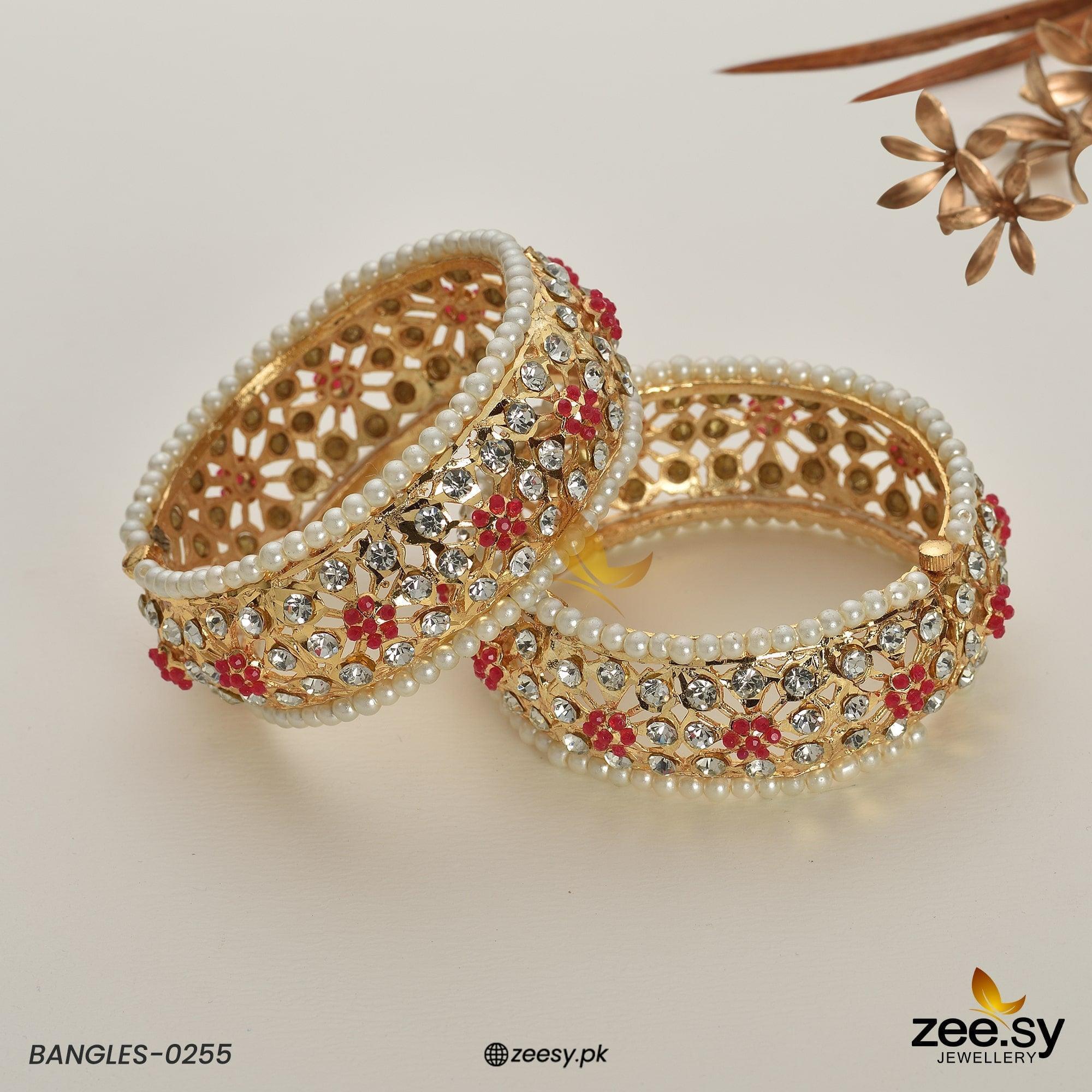 BANGLES-0255 Mahroon - Zeesy Jewellery