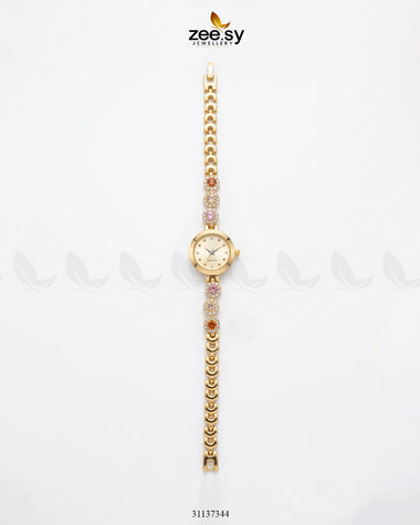 Bella Charm Bracelet Watch Golden Multi ACCESSORIES - Zeesy Jewellery Pakistan | Premium Artificial & Imitation Jewellery