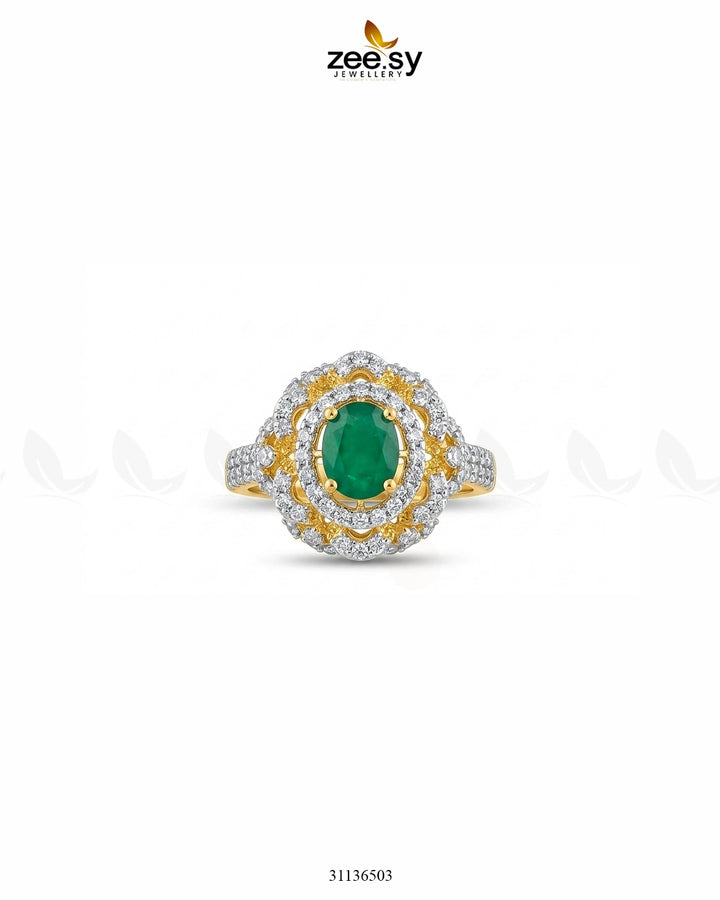 Bella Cocktail Cluster Ring Finger Ring - Zeesy Jewellery Pakistan | Premium Artificial & Imitation Jewellery