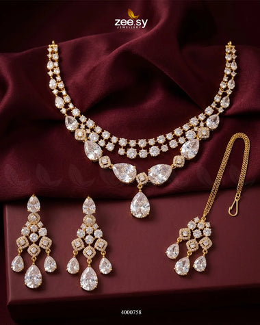 Bella Drop AD Necklace Set