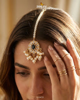 Bella Glow Faux Pearl Bindiya Golden Black BINDIYA - Zeesy Jewellery Pakistan | Premium Artificial & Imitation Jewellery
