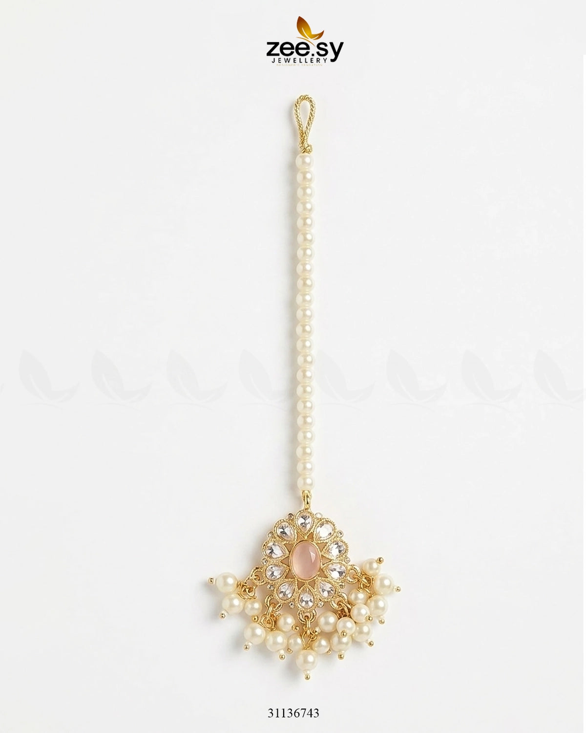 Bella Glow Faux Pearl Bindiya BINDIYA - Zeesy Jewellery Pakistan | Premium Artificial & Imitation Jewellery
