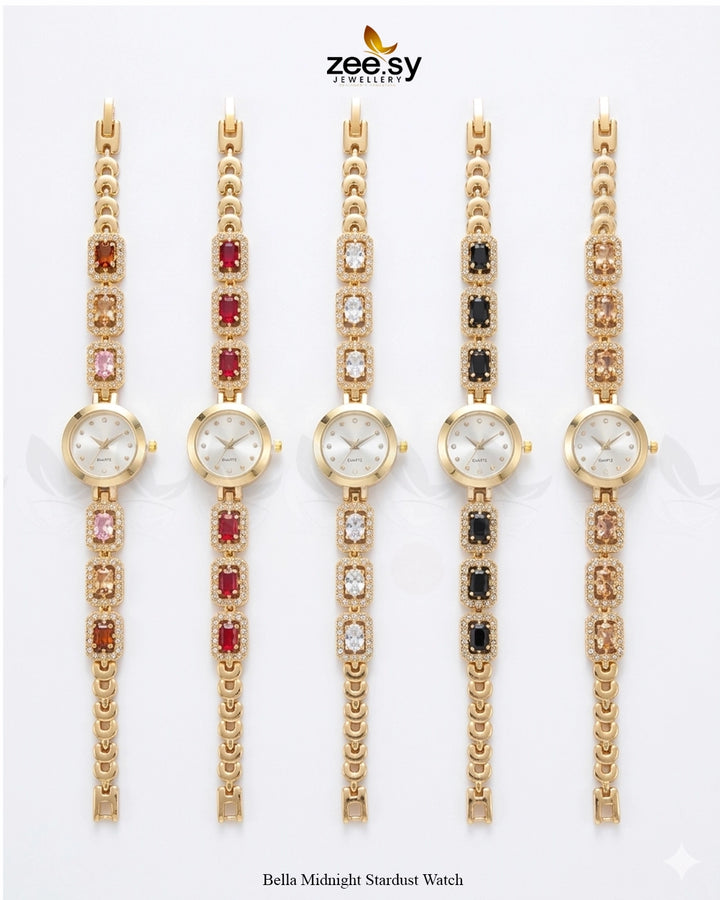 Bella Midnight Stardust Bracelet Watch ACCESSORIES - Zeesy Jewellery Pakistan | Premium Artificial & Imitation Jewellery