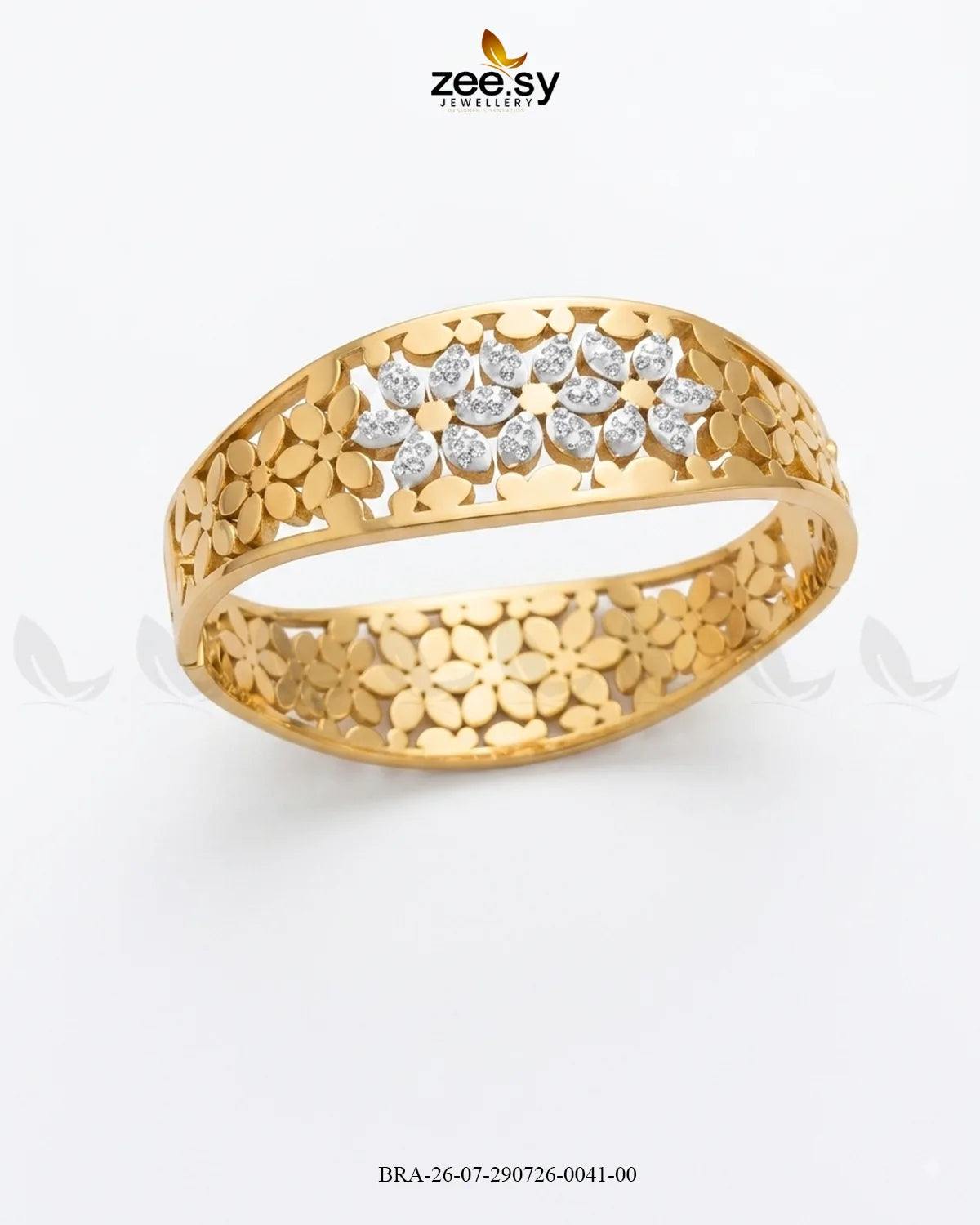 Bella Petal Cluster Statement Bracelet Bracelet - Zeesy Jewellery Pakistan | Premium Artificial & Imitation Jewellery