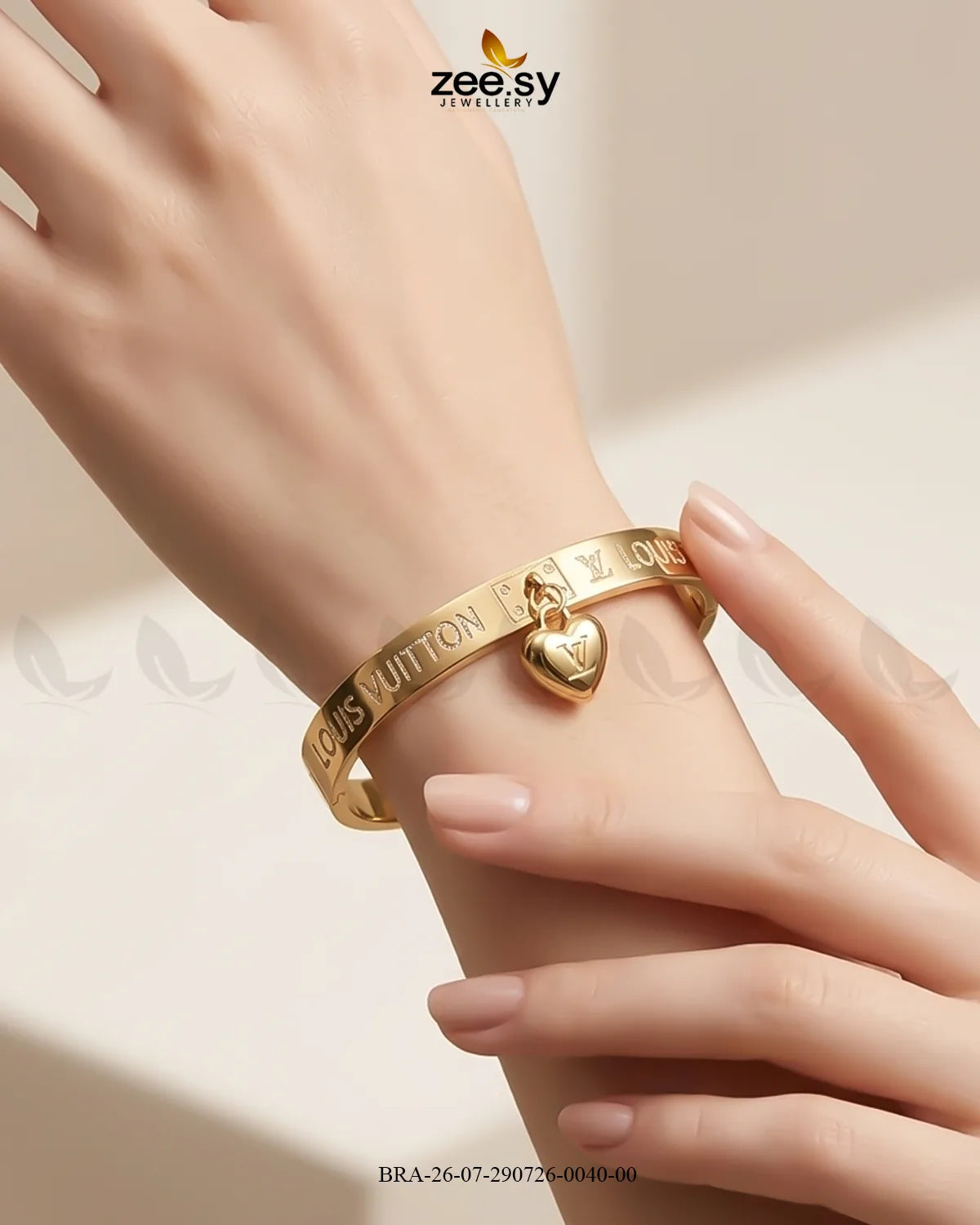 Dangling Heart Lock Motif Bracelet Bracelet - Zeesy Jewellery Pakistan | Premium Artificial & Imitation Jewellery