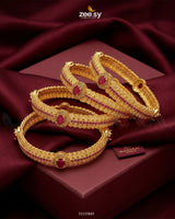 Bella Rose Leaf Bangles