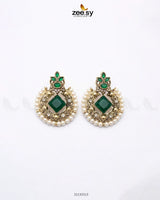 Bella Round Bold Stone Earrings